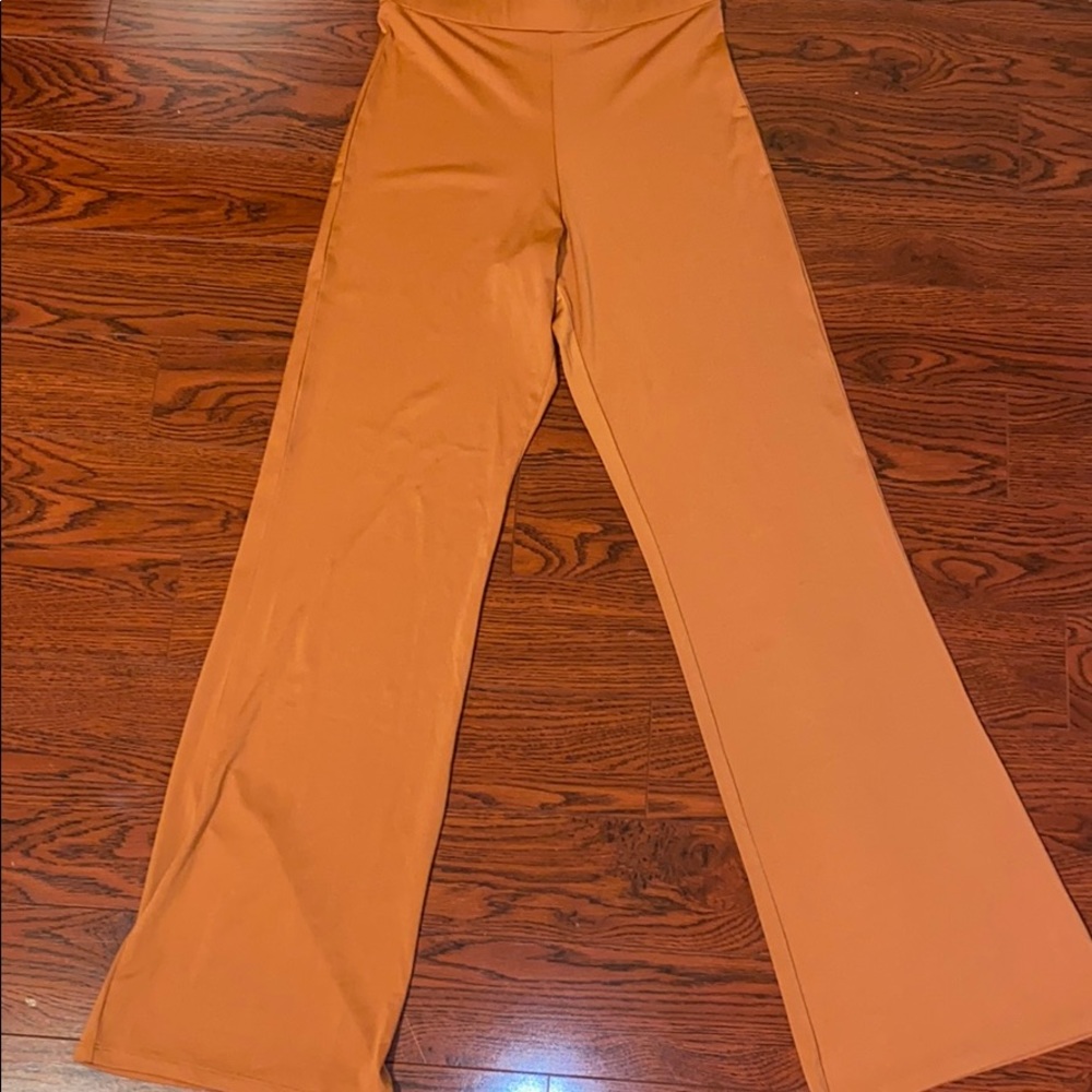 High waisted flare pants